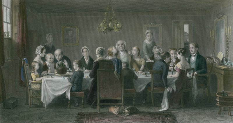 A karácsonyi puding alkotó: Thomas Webster