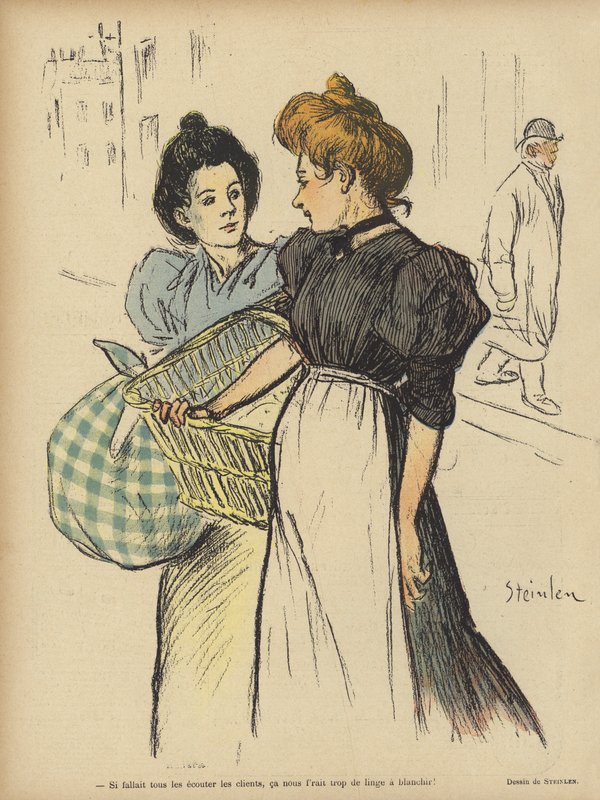 Illusztráció Le Rire alkotó: Théophile Alexandre Steinlen
