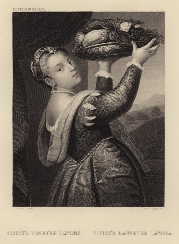 Tizian lánya, Lavinia alkotó: Tiziano Vecelli