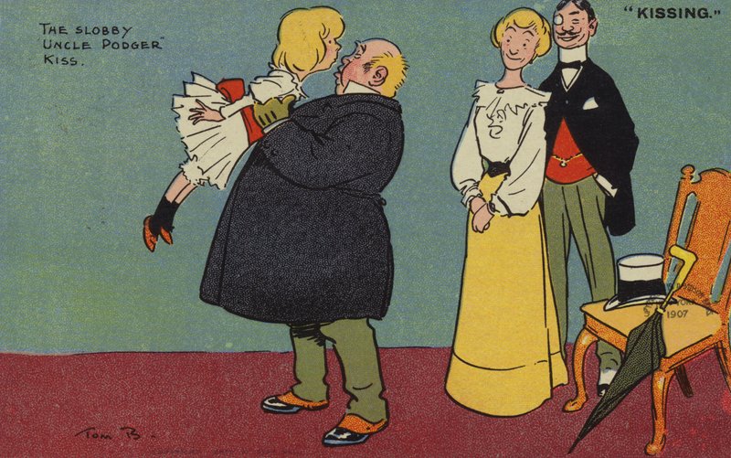 Kissing, The Slobby Uncle Podger Kiss alkotó: Tom Browne