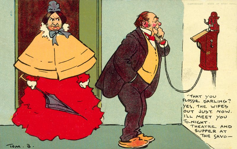 Hogy te Flossie, drágám! (chromolitho) alkotó: Tom Browne