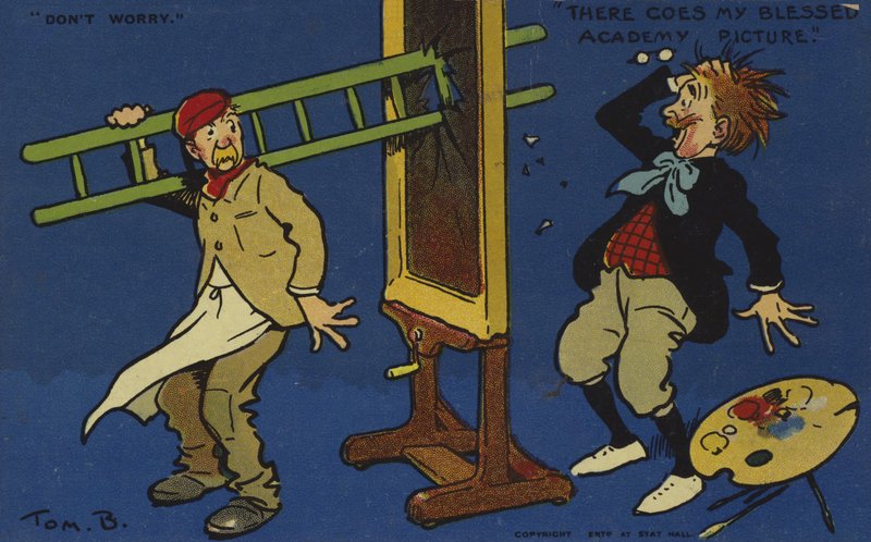 Jön az áldott Akadémia képe! alkotó: Tom Browne