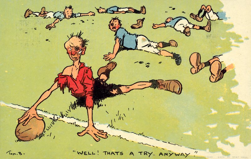 Jól! Ez egy próbálkozás. Akárhogyan is. (chromolitho) alkotó: Tom Browne