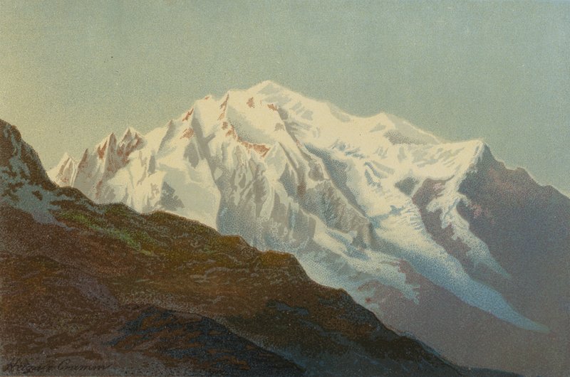 Mont Blanc a Col De Balmból alkotó: Unbekannt Unbekannt