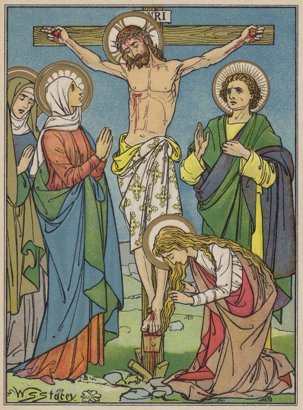 A keresztre feszítés alkotó: W.S. Stacey