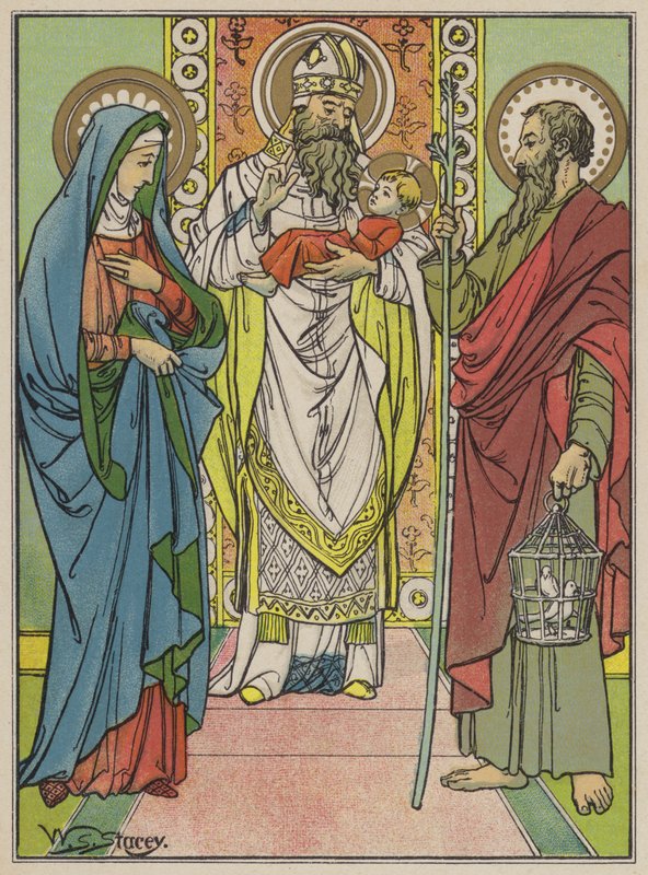 Bemutató a templomban alkotó: W.S. Stacey