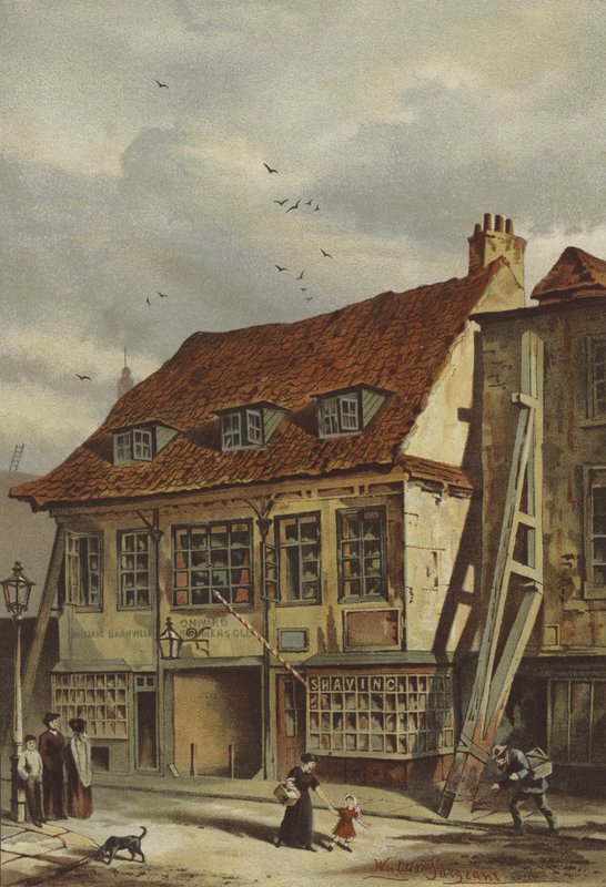 Bunyan Találkozóháza, Lambeth (chromolitho) alkotó: Waldo Sargeant