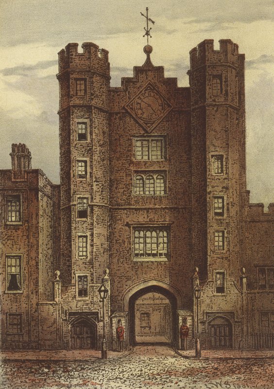 Gateway, Szent Jakab-palota (chromolitho) alkotó: Waldo Sargeant