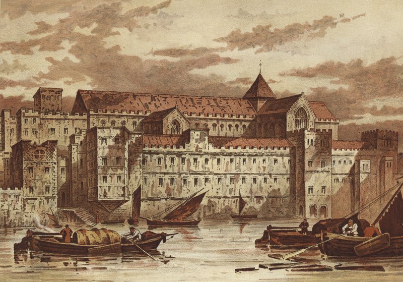 Savoy Palace, Strand (kromolito) alkotó: Waldo Sargeant