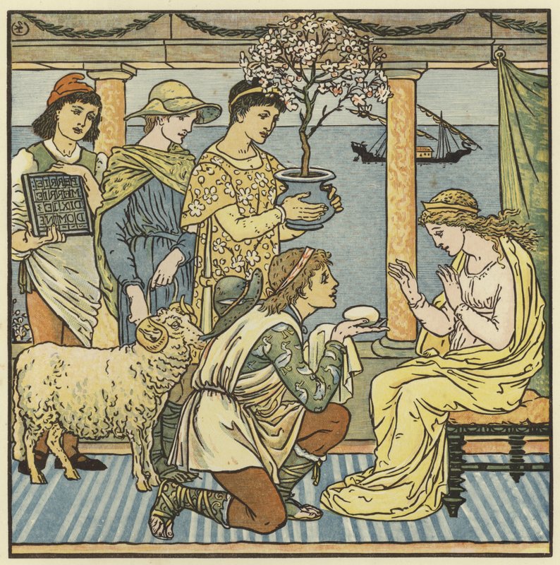 A négy ajándék alkotó: Walter Crane