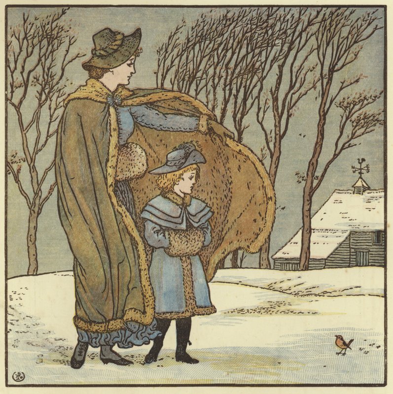 Az északi szél fúj alkotó: Walter Crane