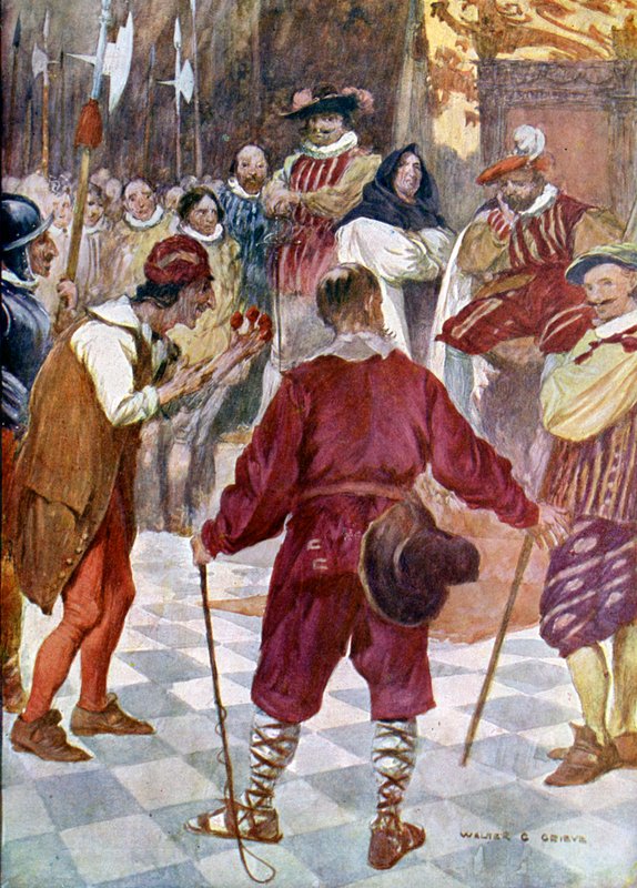 Illusztráció a Don Quijote-hoz alkotó: Walter Grieve