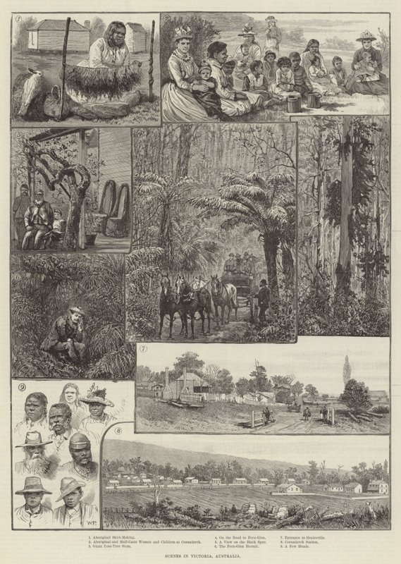 Jelenetek Victoria, Ausztrália alkotó: Walter Paget