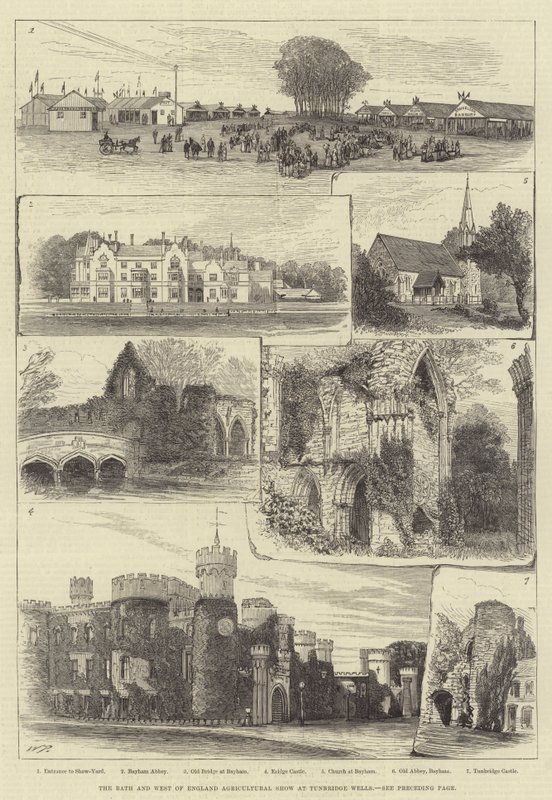 Bath és Nyugat-Anglia mezőgazdasági kiállítása Tunbridge Wellsben alkotó: Walter Paget