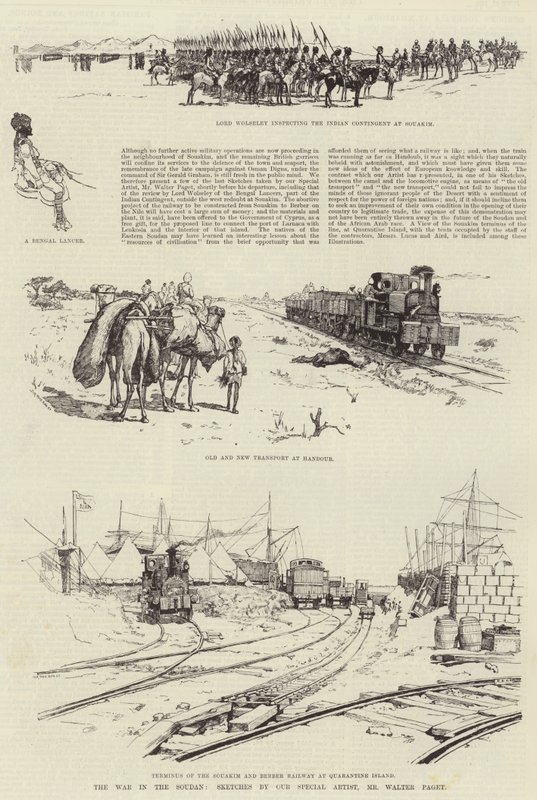 A szudáni háború alkotó: Walter Paget