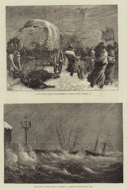 Téli viharok alkotó: Walter Paget