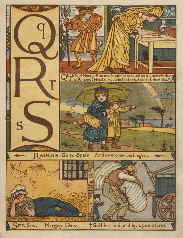 Ábécé (színes litó) alkotó: Walter Crane