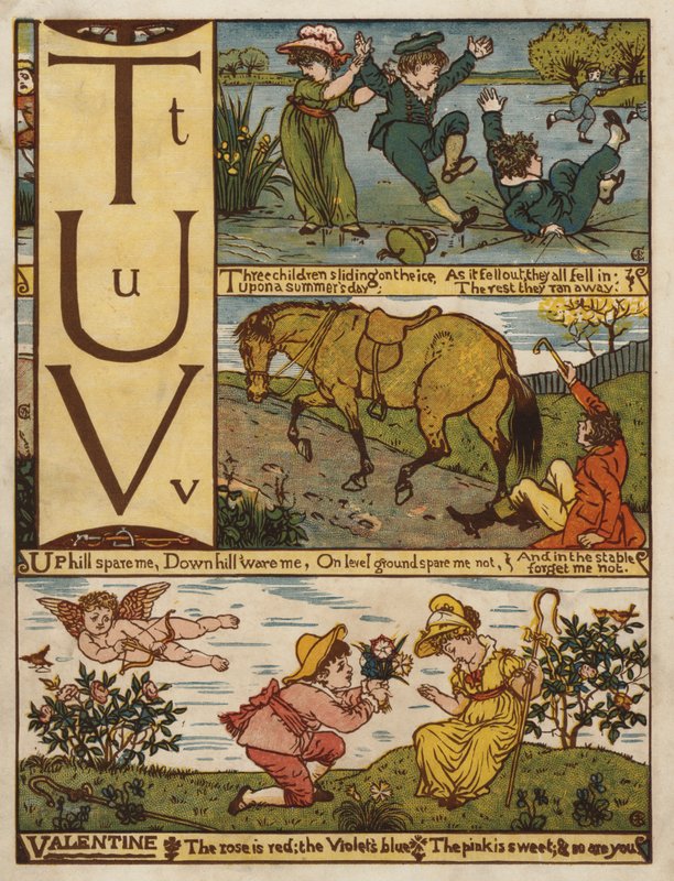 Ábécé (színes litó) alkotó: Walter Crane