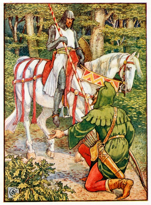 Lyttel John és a Könyvhte alkotó: Walter Crane