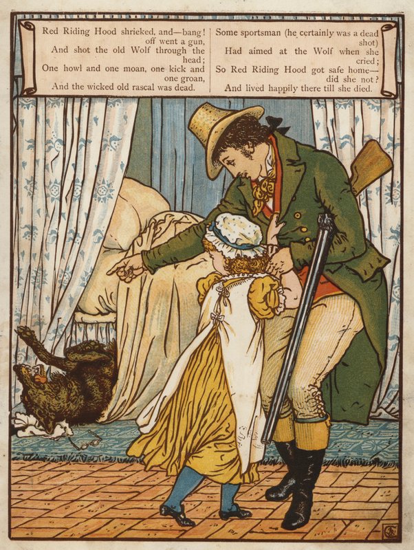 Piroska (színes litho) alkotó: Walter Crane