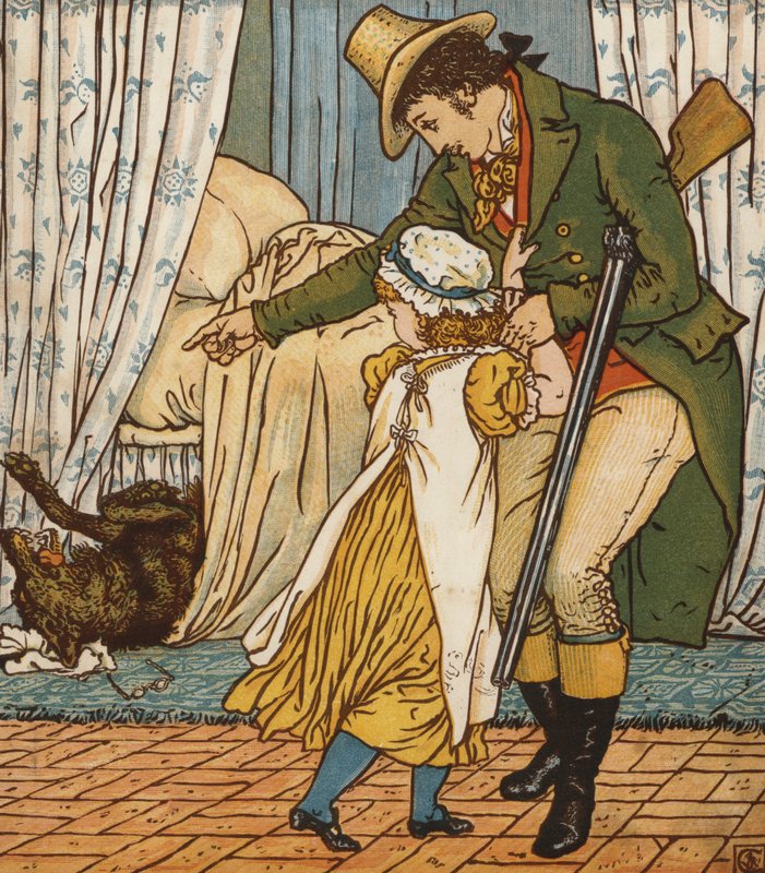 Piroska (színes litho) alkotó: Walter Crane