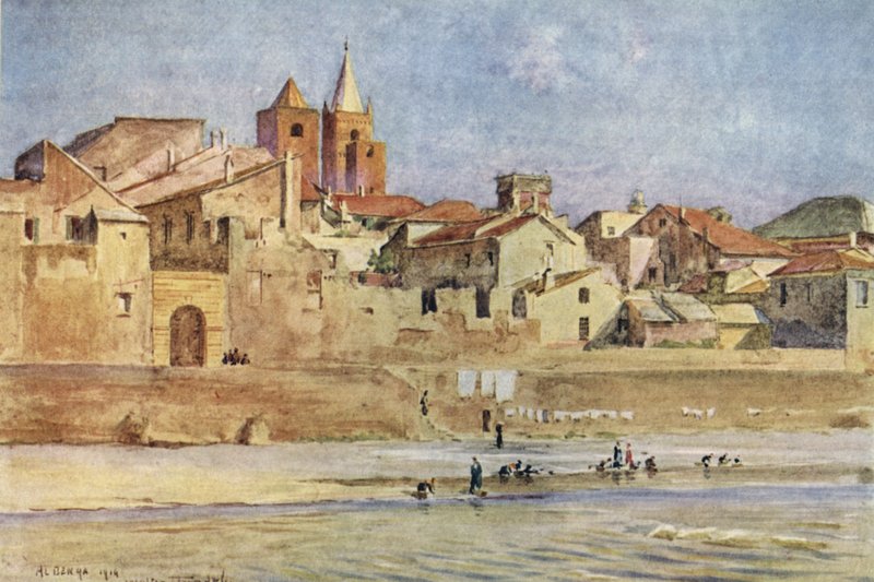 Albenga, a Centa, Olaszország alkotó: Walter Frederick Roofe Tyndale