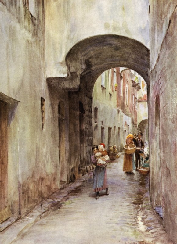 Lane, Noli, Olaszország alkotó: Walter Frederick Roofe Tyndale