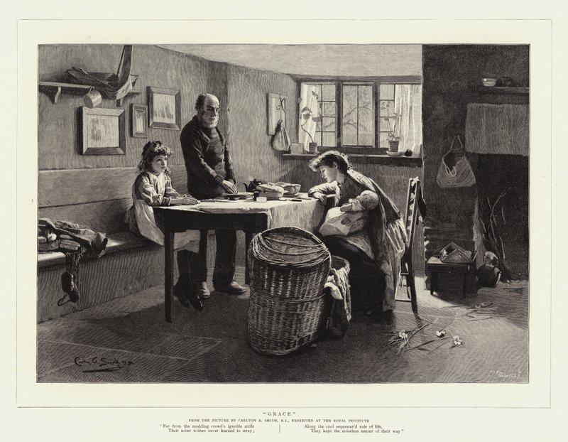 Grace (metszet) alkotó: Walter Granville Smith