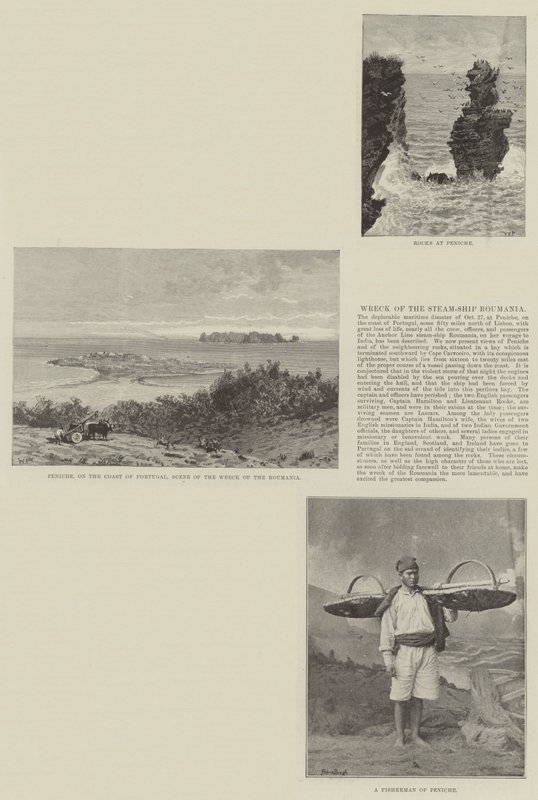 Peniche Portugáliában alkotó: Walter Paget
