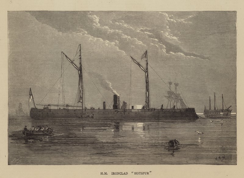 HM Ironclad Hotspur alkotó: Walter William May