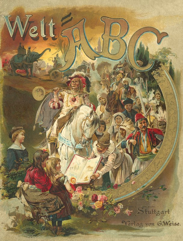 Welt ABC (chromolitho) alkotó: Walter Zweigle
