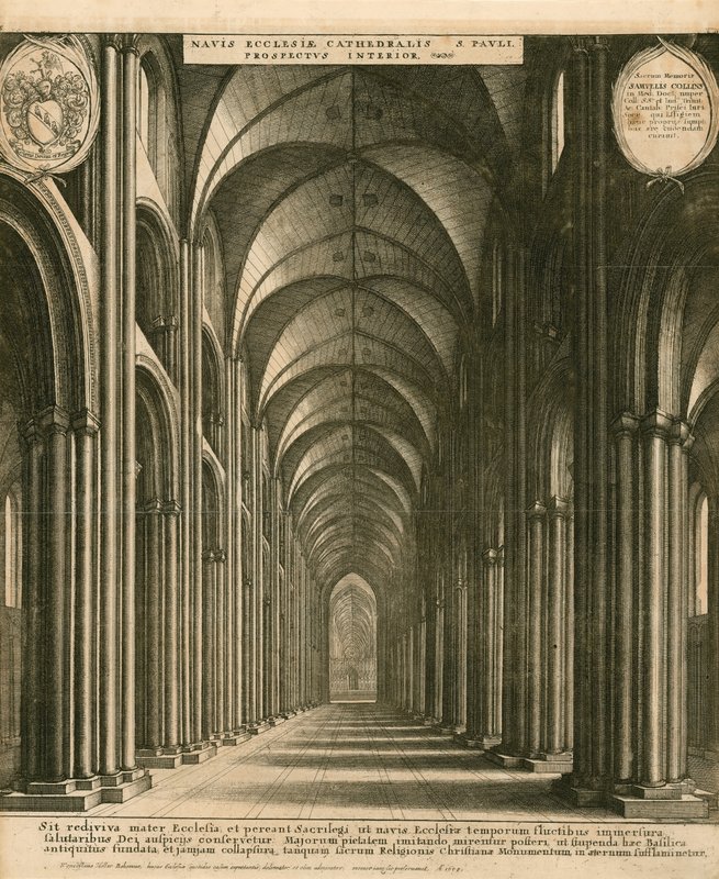 Szent Pál katedrális, London alkotó: Wenceslaus Hollar