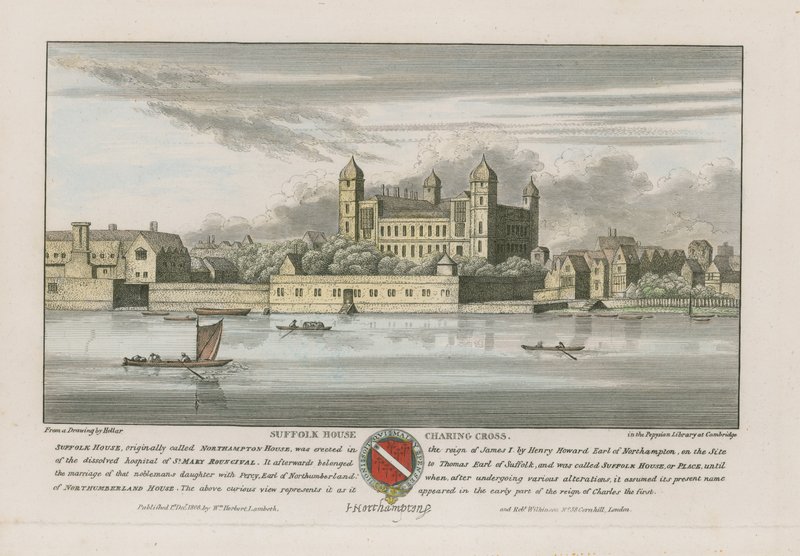Suffolk House, Charing Cross, London alkotó: Wenceslaus Hollar