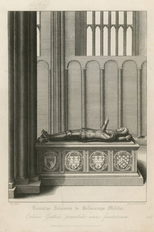 John Beauchamp sírja alkotó: Wenceslaus Hollar