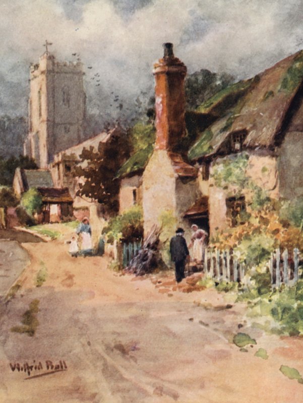 Old Sexton Huckleby (színes litográfia) alkotó: Wilfrid Williams Ball