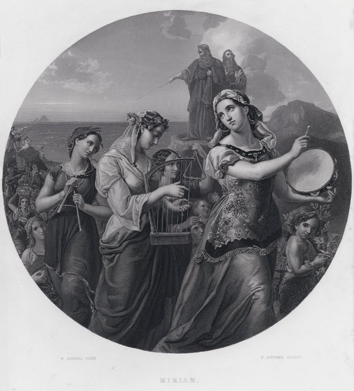 Miriam (metszet) alkotó: Wilhelm Hensel