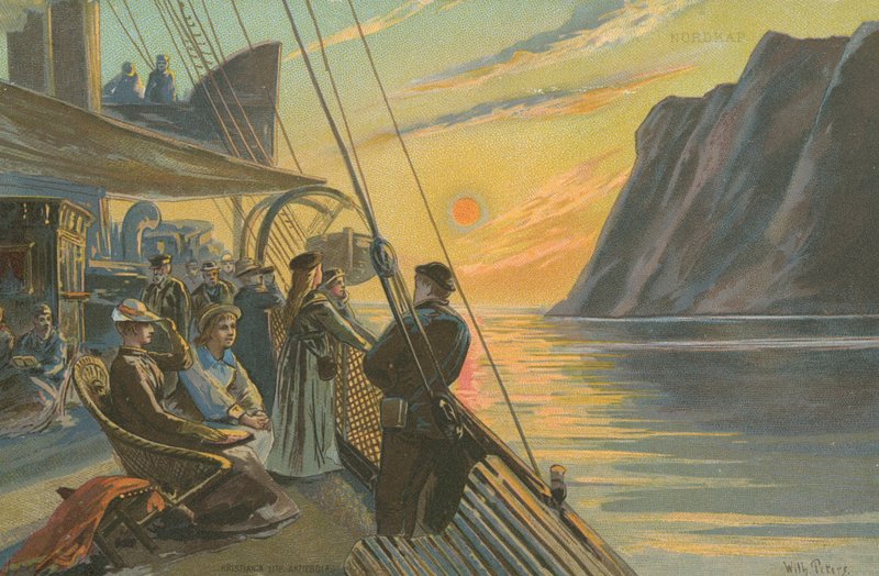 North Cape (chromolitho) alkotó: Wilhelm Peters