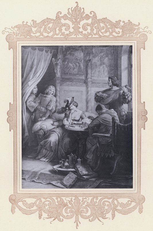 Adelheid, Gotz Von Berlichingen (litográfia) alkotó: Wilhelm von (after) Kaulbach