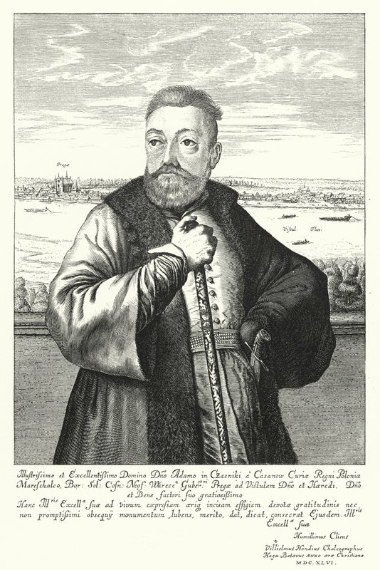 Adam Kazanowski, lengyel-litván nemes (metszet) alkotó: Willem (c.1597 1660) Hondius