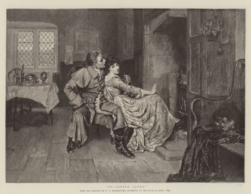 Gretna Greennek alkotó: William A. Breakspeare