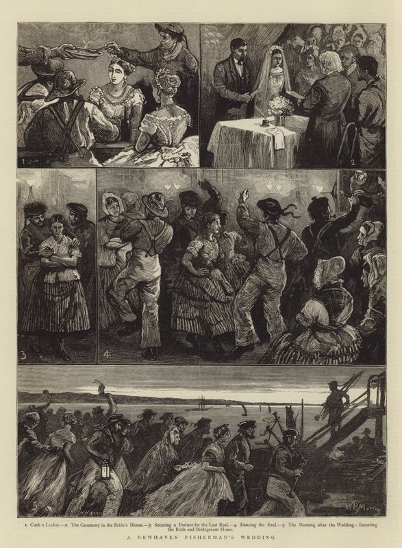 Newhaven halász esküvője alkotó: William Bazett Murray