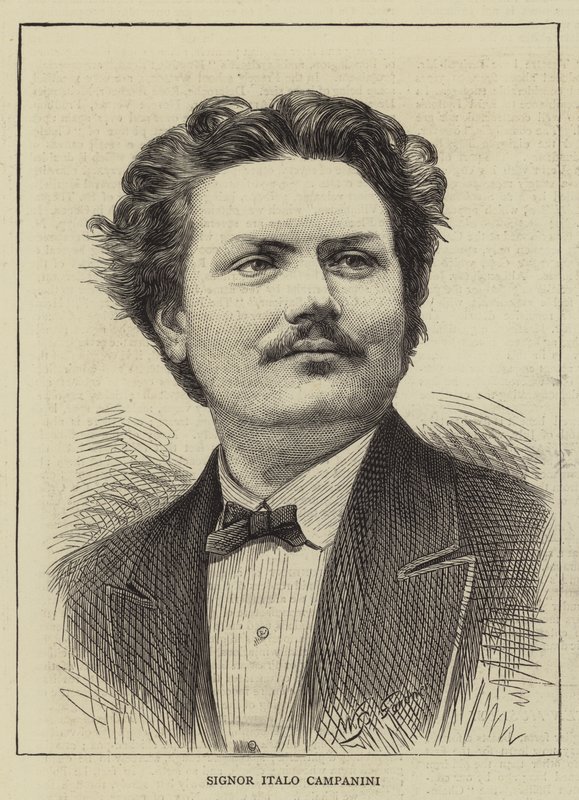Italo Campanini úr alkotó: William Biscombe Gardner