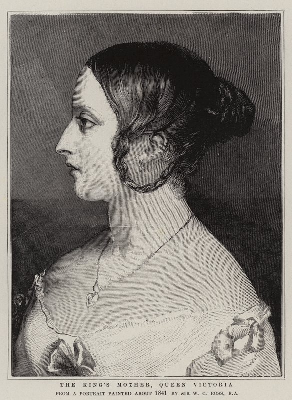 A király anyja, Viktória királynő alkotó: William Charles Ross