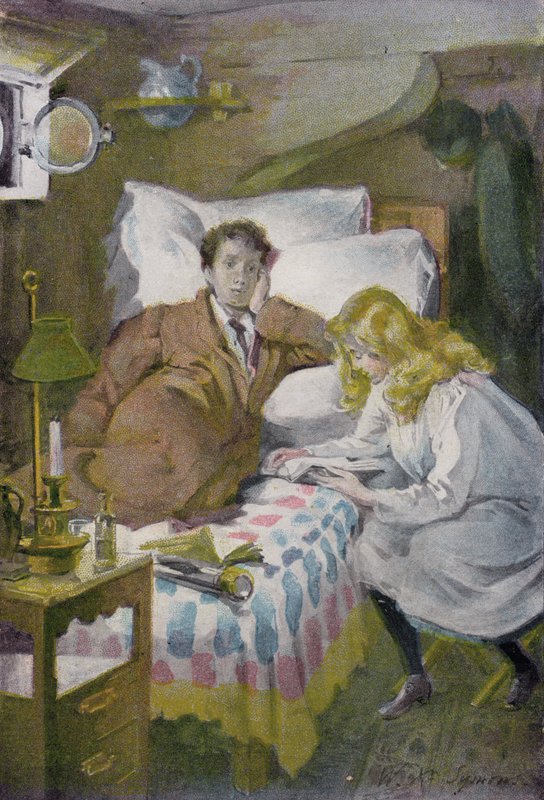 Illusztráció a bálnavadász Péterhez alkotó: William Christian Symons
