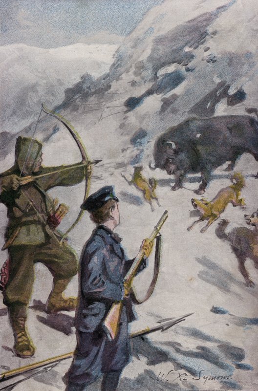 Illusztráció a bálnavadász Péterhez alkotó: William Christian Symons