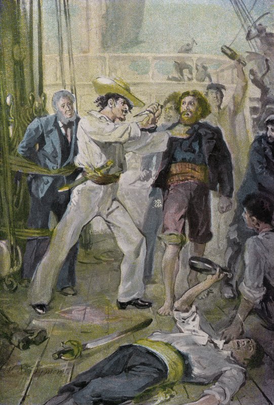 Illusztráció a bálnavadász Péterhez alkotó: William Christian Symons
