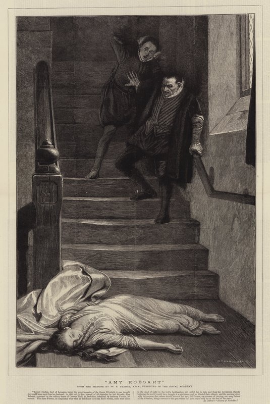 Amy Robsart alkotó: William Frederick Yeames