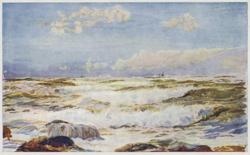 Törők a francia parton alkotó: William Lionel Wyllie