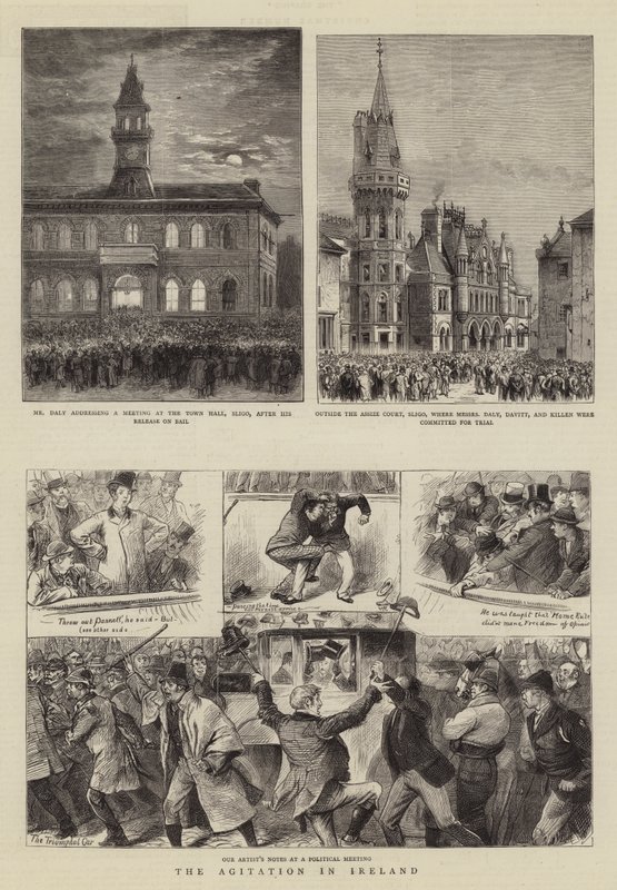 Az agitáció Írországban alkotó: William Ralston