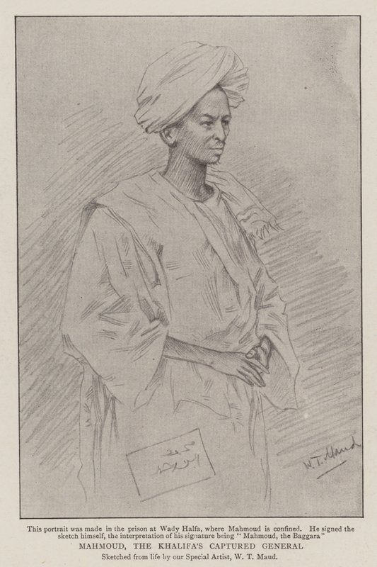 Mahmúd, a Khalifa elfogott tábornoka alkotó: William T. Maud